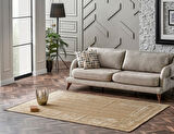 Eko Brooklyn Hasır Görünümlü Kaymaz Renkli Dokuma Modern Kilim BRK04