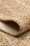 Eko Brooklyn Hasır Görünümlü Kaymaz Renkli Dokuma Modern Kilim BRK04
