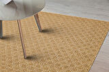 Eko Brooklyn Hasır Görünümlü Kaymaz Renkli Dokuma Modern Kilim BRK03
