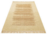 Eko Brooklyn Hasır Görünümlü Kaymaz Renkli Dokuma Modern Kilim BRK02