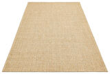 Eko Brooklyn Hasır Görünümlü Kaymaz Renkli Dokuma Modern Kilim BRK01 Bej