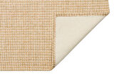 Eko Brooklyn Hasır Görünümlü Kaymaz Renkli Dokuma Modern Kilim BRK01 Bej