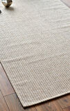 Eko Brooklyn Hasır Görünümlü Kaymaz Dokuma Modern Kilim BRK01 Gri