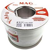 Mag RG59 FA Mini İnce Anten Kablosu 100Metre
