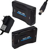 Powermaster Scart To HDMI Çevirici Adaptör