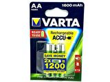 VARTA 1600mA NiMH Şarjlı Kalem Pil AA - 2Lİ PAKET