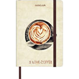 Tekstil Kapak Defter Çizgisiz A6 Kamera Sarı | Scrikss