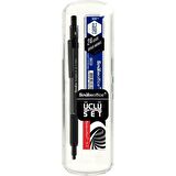 Scrikss Graph-X Metal Versatil Kalem 0.7 Mm Antrasit 3'lü Set