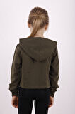 Toontoy Kız Çocuk Yazı Baskılı Sweatshirt