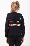 Toontoy Kız Çocuk Stronger Baskılı Sweatshirt 