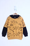 Toontoy Erkek Çocuk Yazı Baskılı Sweatshirt