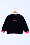 Toontoy Kız Çocuk Timeless Baskılı Sweatshirt