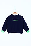 Toontoy Kız Çocuk Timeless Baskılı Sweatshirt