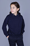 Toontoy Kız Çocuk Taş İşlemeli Sweatshirt 