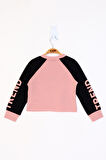 Toontoy Kız Çocuk Stunnig Collar Baskılı Sweatshirt