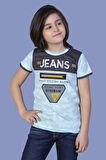 Toontoy Erkek Çocuk Jeans Baskı Tişört