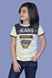 Toontoy Erkek Çocuk Jeans Baskı Tişört