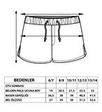 Toontoy Kız Çocuk Star Girl Nakışlı Şort