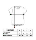 Toontoy Kız Çocuk Workout Baskılı Taş İşlemeli Tişört