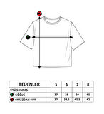 Toontoy Kız Çocuk Neon Uyumlu Cep Detaylı Baskılı Tişört