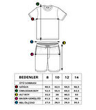 Toontoy Erkek Çocuk Baskılı Şerit Detaylı Şortlu Takım