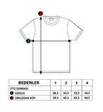 Toontoy Erkek Çocuk Kolları Neon Şerit Detaylı Baskılı Tişört