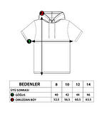 Toontoy Erkek Çocuk Kapüşonlu Baskılı Tişört