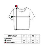 Toontoy Kız Çocuk Garni Detaylı Taş İşlemeli Baskılı Tişört