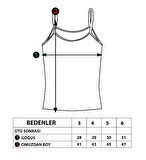 Toontoy Kız Çocuk Fırfır Detaylı Flamingo Kabartma Baskılı Atlet