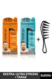 FONTENAY SAÇ ŞEKİLLENDİRİCİ PUDRA TOZ WAX MAT EFFECT VE ULTRA STRONG 20GR + ŞEKİL TARAĞI 3'LÜ SET