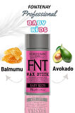 Fontenay Hair Wax Stick 75gr For Kids + Profesyonel Topuz Fırçası 3033 2'Li Set