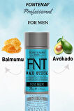 Fontenay Hair Wax Stick For Men+ Profesyonel Topuz Fırçası 3033 +Topuz Krepe Şiş Tarak 3043 3'Lü Set