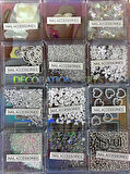 Fontenay Lüks Tırnak Süsleme Taşı Tırnak Charm Nail Charms Tırnak Süsleme Taşı 12'Li