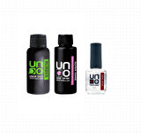 Fontenay Prof. Uno Rubber Base Coat & Super Shine Top Coat 50ML + Non-Acid Primer 15ml 4'Lü Set