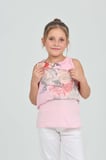 Toontoy Kız Çocuk Atlet Most Chic Girl Baskılı