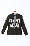 Toontoy Kız Çocuk Sweatshirt Street Wear Baskılı