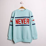 Toontoy Kız Çocuk Sweatshirt Never Baskı