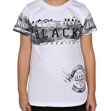 Toontoy  Erkek Çocuk T-Shirt Black Baskılı 
