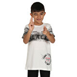 Toontoy  Erkek Çocuk T-Shirt Black Baskılı 