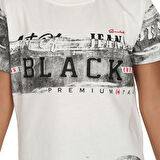 Toontoy  Erkek Çocuk T-Shirt Black Baskılı 