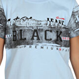 Toontoy  Erkek Çocuk T-Shirt Black Baskılı 
