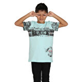 Toontoy  Erkek Çocuk T-Shirt Black Baskılı 