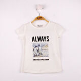 Toontoy  Kız Çocuk T-Shirt Always Baskı