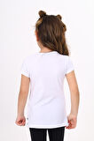 Toontoy  Kız Çocuk T-Shirt Yıldız Baskı
