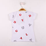 Kız Çocuk Tişört Uğur Böceği Nakışlı