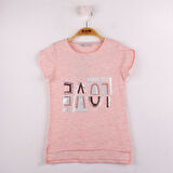 Kız Çocuk Love Baskılı Tişört