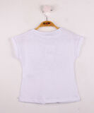 Toontoy Kız Çocuk Hope Baskılı Tişört