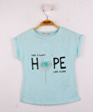 Toontoy Kız Çocuk Hope Baskılı Tişört