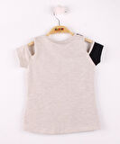 Toontoy Kız Çocuk Pineapple Nakış Tişört