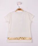 Toontoy Kız Çocuk Glow Baskılı Tişört